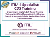 PeopleCert ITIL®4 Specialist: Create Deliver and Support (CDS) - eLearning and PeopleCert Exam Bundled Offer.
