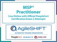 PeopleCert MSP® Practitioner - Live Online and PeopleCert Exam Bundled Offer.