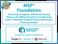 PeopleCert MSP® Foundation - eLearning and PeopleCert Exam Bundled Offer.