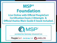 PeopleCert MSP® Foundation - Live Online and PeopleCert Exam Bundled Offer.