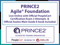 PeopleCert PRINCE2 Agile® Foundation - Live Online and PeopleCert Exam Bundled Offer.