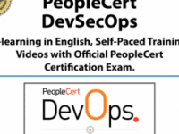 PeopleCert DevSecOps E-learning in English, Self-Paced Training Videos with Official PeopleCert Certification Exam 2 Attempts. Code: DEVSECOPS-E-2