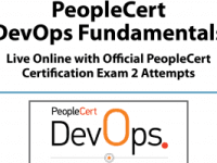 PeopleCert DevOps Fundamentals Live Online in English & Official PeopleCert Certification with 2 Attempts Code: DEVOPSFND-L-2