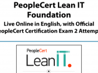 PeopleCert Lean IT Foundation Live Online in English & Official PeopleCert Certification with 2 Attempts