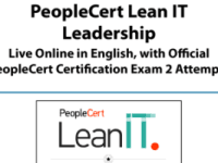 PeopleCert Lean IT Leadership Live Online in English & Official PeopleCert Certification with 2 Attempts
