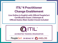 ITIL® 4 Practitioner: Change Enablement Live Online in English with Official PeopleCert Exam 2 Attempts.