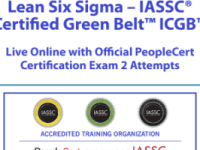 Lean Six Sigma – IASSC® Certified Green Belt™ ICGB™ Live Online in English.
