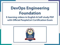DevOps Institute - DevOps Engineering Foundation E-learning videos in English & Self-study PDF with Official PeopleCert Certification Exam.