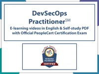 DevOps Institute - DevSecOps Practitioner℠ E-learning videos in English & Self-study PDF with Official PeopleCert Certification Exam.