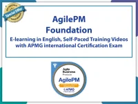 AgilePM – Foundation E-learning, Self-Paced Training Videos with Official APMG International Exam Voucher - Accredited Training Course.
